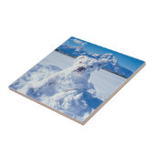 Christmas Pitbull Dog Snowman Fliese (Seite)