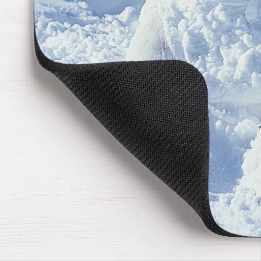 Christmas Pitbull Dog Snowman Mousepad (Ecke)