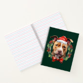 Christmas Pitbull Notizblock (Innenseite)