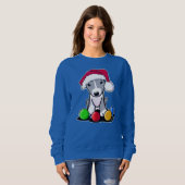 Christmas Pitbull Sweatshirt (Vorne ganz)