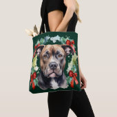 Christmas Pitbull Tasche (Von Nahem)