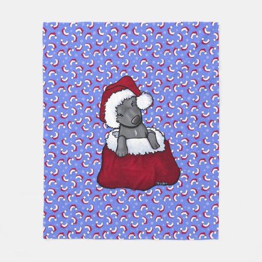 Christmas Pittie Fleece Blanket (Vorderseite)