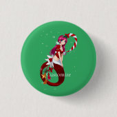 Christmas Pixie Mermaid Thunder_Cove Button (Vorderseite)