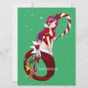 Christmas Pixie Mermaid Thunder_Cove Einladung