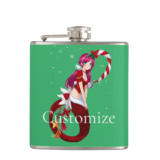 Christmas Pixie Mermaid Thunder_Cove Flachmann (Vorderseite)