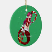 Christmas Pixie Mermaid Thunder_Cove Keramik Ornament (Rechts)