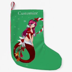 Christmas Pixie Mermaid Thunder_Cove Kleiner Weihnachtsstrumpf