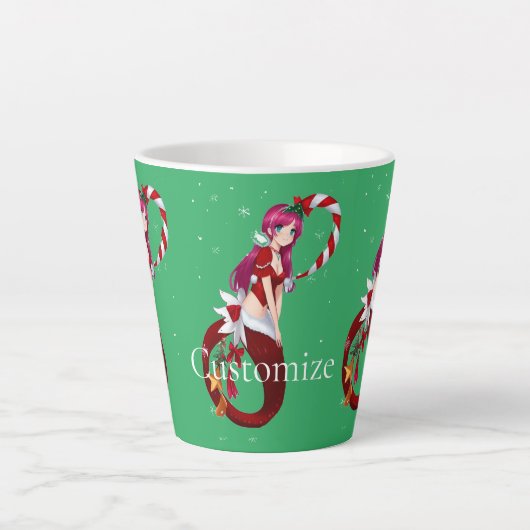 Christmas Pixie Mermaid Thunder_Cove Milchtasse (Vorderseite)