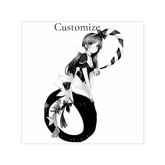 Christmas Pixie Mermaid Thunder_Cove Permastempel (Design)