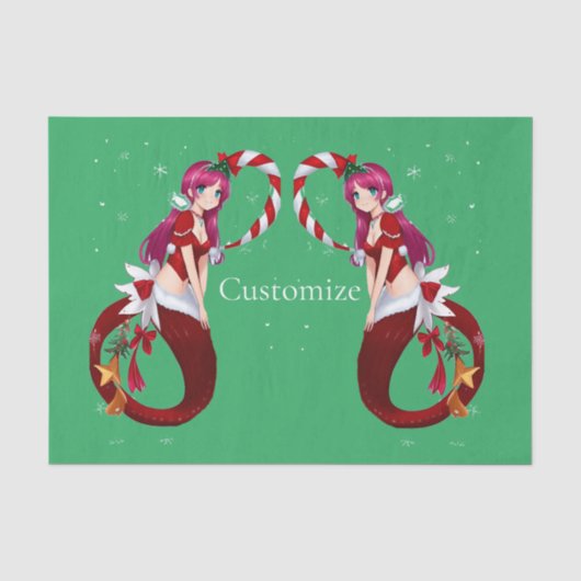 Christmas Pixie Mermaid Thunder_Cove Seidenpapier (Vorderseite)
