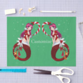 Christmas Pixie Mermaid Thunder_Cove Seidenpapier (Handwerk)