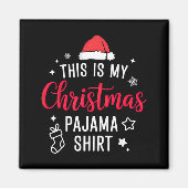 Christmas Pj Pajama Pjs Magnet (Vorne)