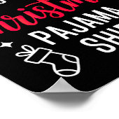 Christmas Pj Pajama Pjs Poster (Ecke)