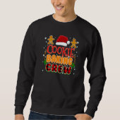 Christmas Pjs Cookie Baking Crew Sweatshirt (Vorderseite)