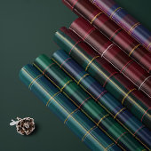 Christmas plaid classic holiday simple geschenkpapier