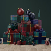 Christmas plaid classic holiday simple geschenkpapier
