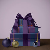 Christmas plaid classic holiday simple geschenkpapier