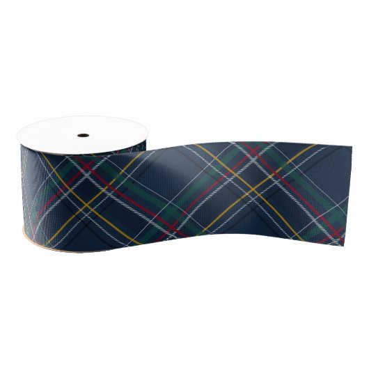 Christmas plaid classic navy simple holiday ripsband (Spule)