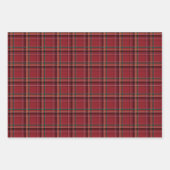 Christmas plaid colorful coordinating holiday geschenkpapier set (Vorderseite 2)