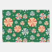 Christmas plaid coordinating geschenkpapier set (Vorderseite)