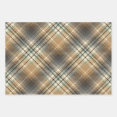 Christmas plaid coordinating geschenkpapier set (Vorderseite 2)