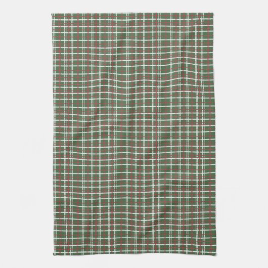 Christmas plaid geschirrtuch (Vertikal)