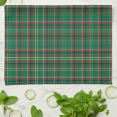 Christmas Plaid Green Pattern-23914 Geschirrtuch (Gefaltet)