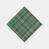 Christmas Plaid Green Pattern-23914 Serviette (Ecke)