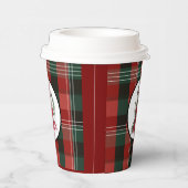 Christmas Plaid Paper Cup Pappbecher (Rechts)