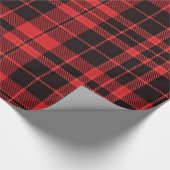 Christmas Plaid Pattern  Geschenkpapier (Ecke)