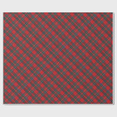 Christmas Plaid Pattern Geschenkpapier (Flach)