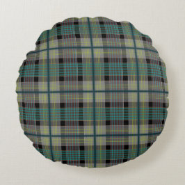 Christmas Plaid Pattern  Rundes Kissen