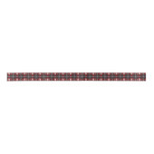 Christmas Plaid Pattern Satin Ribbon Satinband (Vorderseite)
