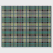 Christmas Plaid Pattern Wrapping Paper Geschenkpapier (Flach)