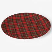 Christmas Plaid Plate Pappteller (Schrägansicht)