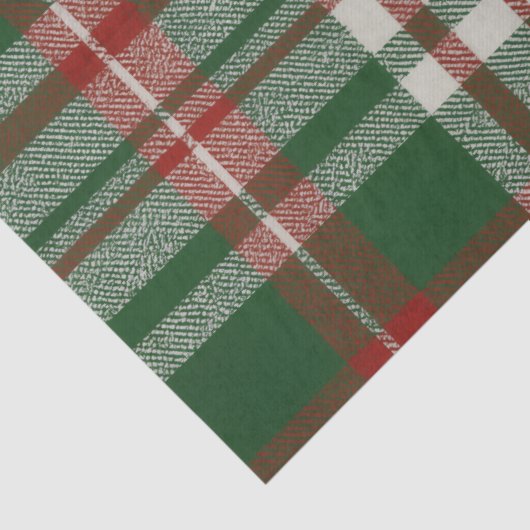 Christmas Plaid Seidenpapier (Detail)