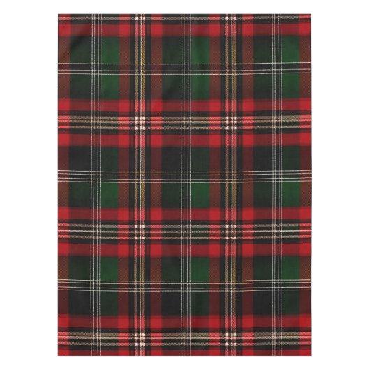 "Christmas Plaid" Tischdecke (Vorderseite)