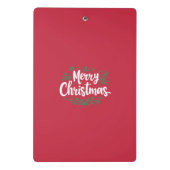 Christmas Planner: Holiday Organizer Notebook Mini Klemmbrett (Rückseite)