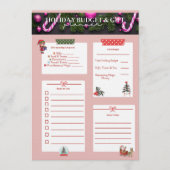 Christmas Planner PDF – Printable Holiday Planner Einladung (Vorderseite)