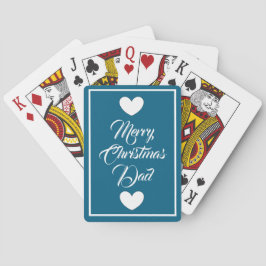 Christmas playing cards for Dad by dalDesignNZ Spielkarten