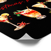 Christmas Please Vintage Christmas Tails Girls Wom Poster (Ecke)