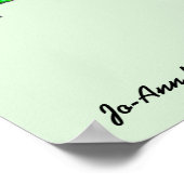 CHRISTMAS POEM WARTEND FÜR SANTA-Plakat Poster (Ecke)