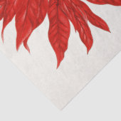 Christmas Poinsetta Blume Red Decoupage Seidenpapier (Detail)