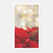 Christmas Poinsetta Serviette (Vorderseite)