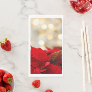 Christmas Poinsetta Serviette