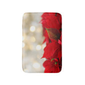 Christmas Poinsettia Badematte (Vorderseite Vertikal)