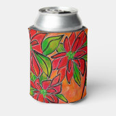 Christmas Poinsettia Can Cooler Dosenkühler (Kanne Rückseite)