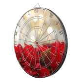 Christmas Poinsettia Dartscheibe (Vorderseite rechts)