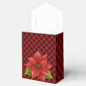 Christmas Poinsettia Favor Box Geschenkschachtel (Geöffnet)
