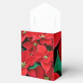 Christmas Poinsettia Favor Box Geschenkschachtel (Geöffnet)